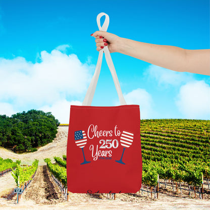 Cheers to 250 Years Independence Day Personalized Tote Bag