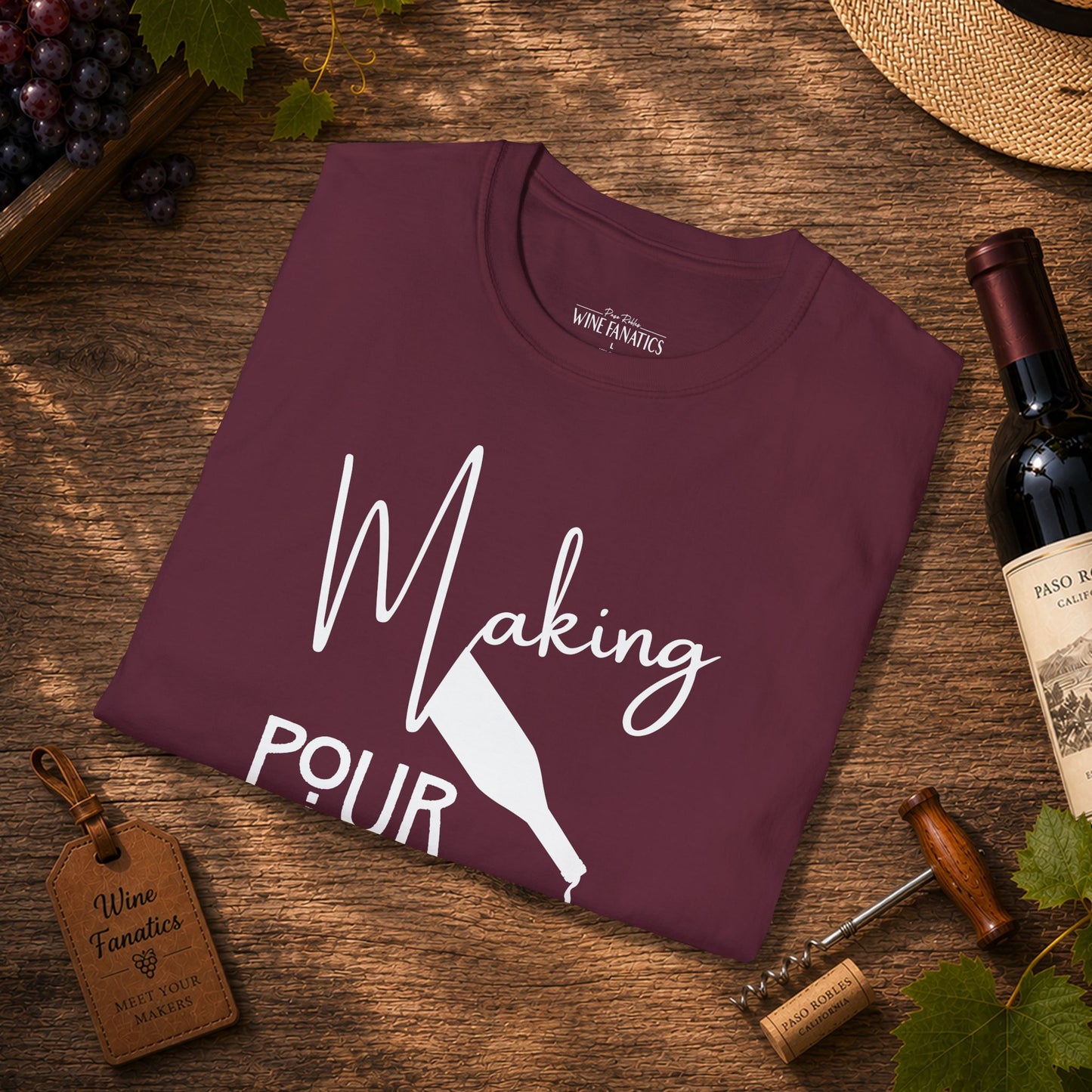 Paso Robles - Making Pour Decisions Crewneck Tee