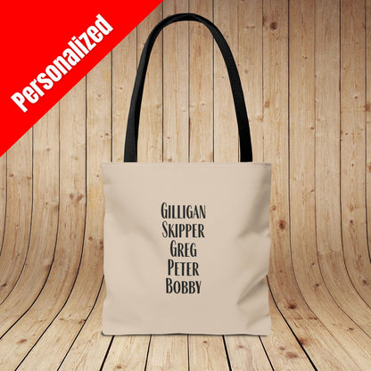 Sip Squad (Mens) Personalized Tote Bag