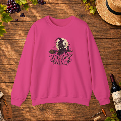 Witch Way To The Wine Sweatshirt