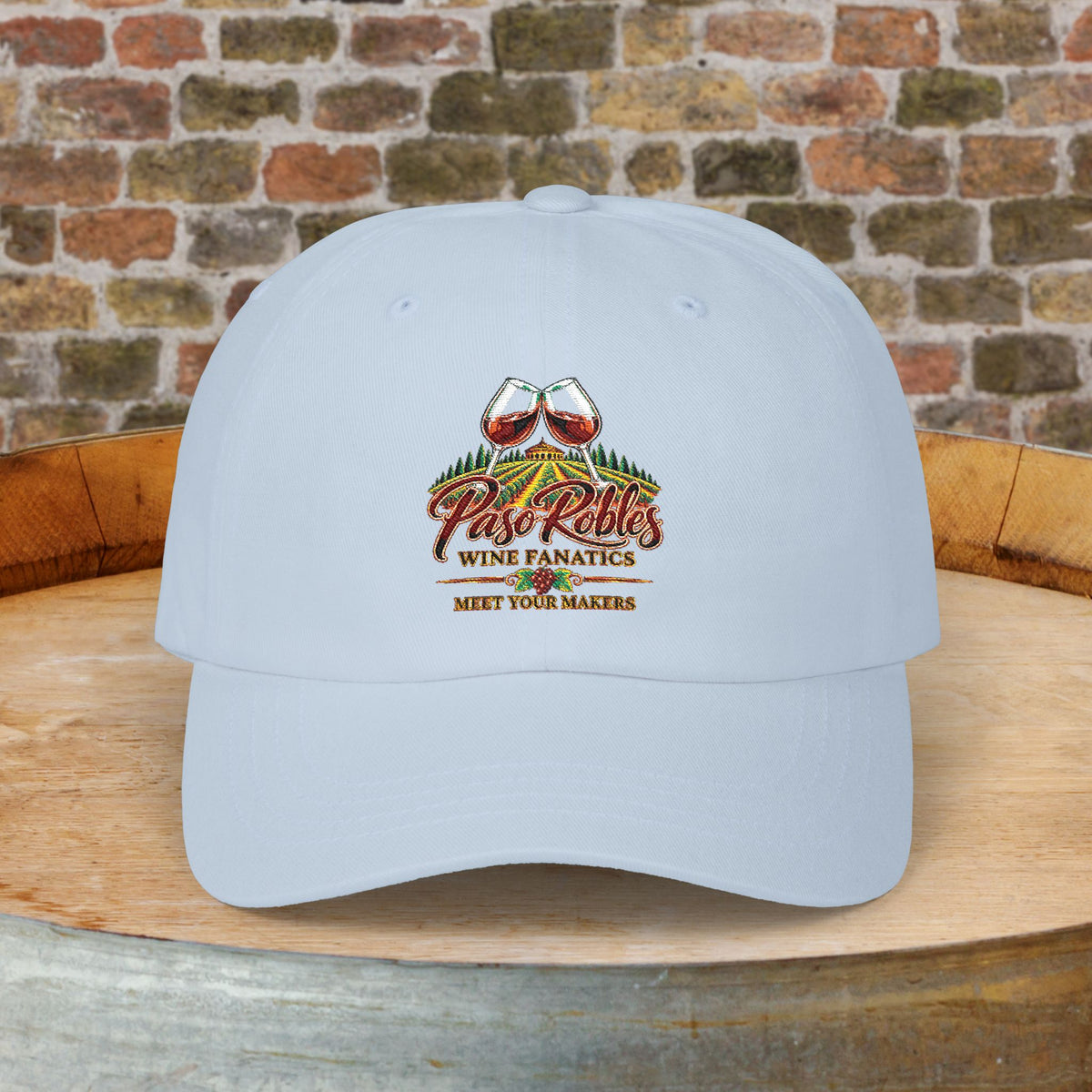 A Toast To Paso Robles Wine Fanatics (Light) Embroidered Cap