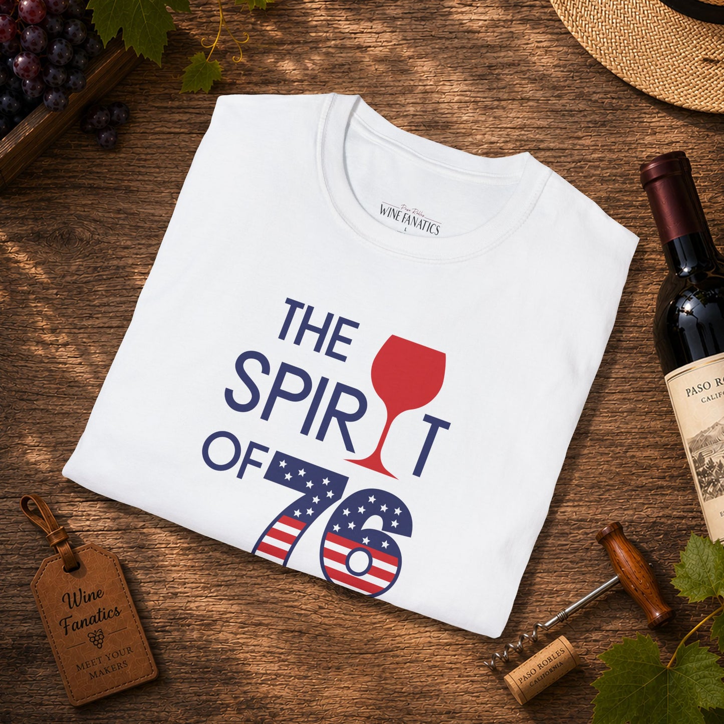 The Spirit of 76 Independence Day Unisex Softstyle T-Shirt