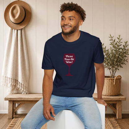 Please Paso The Wine Crewneck Tee