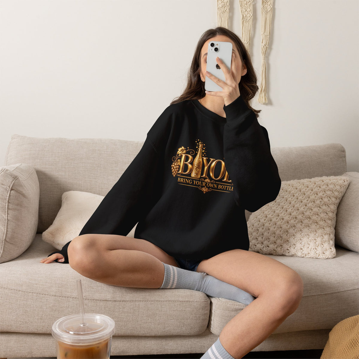 BYOB Bring Your Own Bottle Sweatshirt