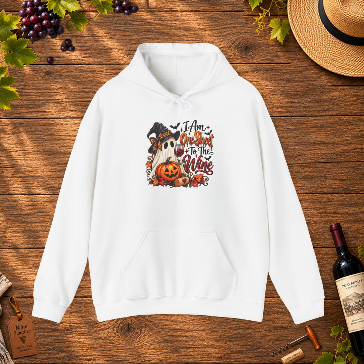 I Am One Sheet To The Wine Hoodie