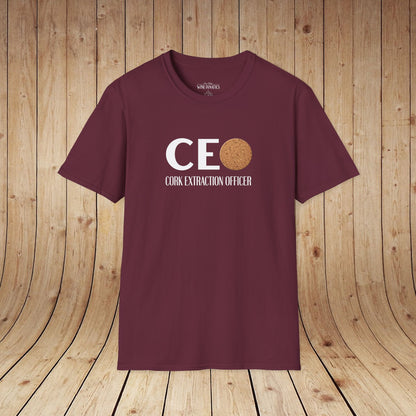 CEO Cork Extraction Officer Unisex Softstyle T-Shirt