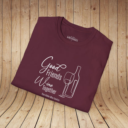 Good Friends Wine Together Unisex Softstyle T-Shirt