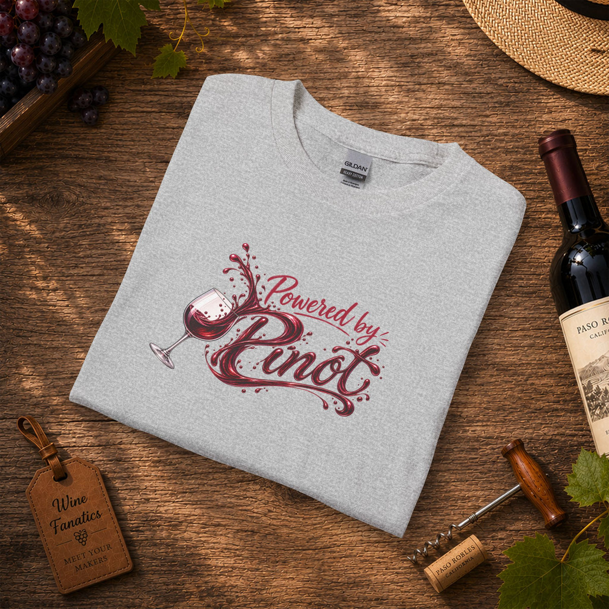 Powered By Pinot Long Sleeve T-Shirt