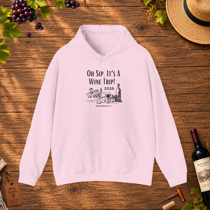 Oh Sip It's A Wine Trip 2025 Personalized Hoodie