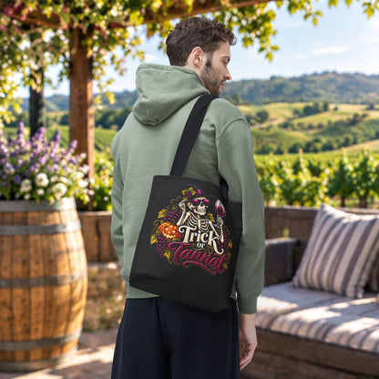 Trick Or Tannat Personalized Tote Bag