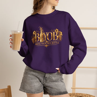 BYOB Bring Your Own Bottle Sweatshirt