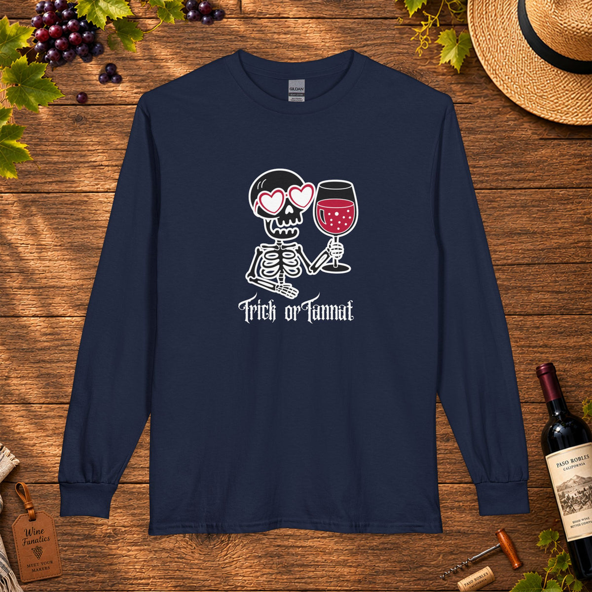 Trick or Tannat Long Sleeve T-Shirt