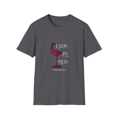 Lady In Red Unisex Softstyle T-Shirt