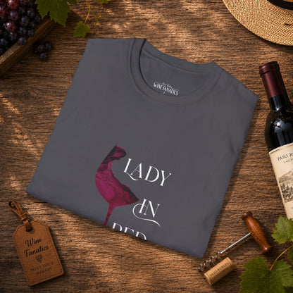 Lady In Red Crewneck Tee