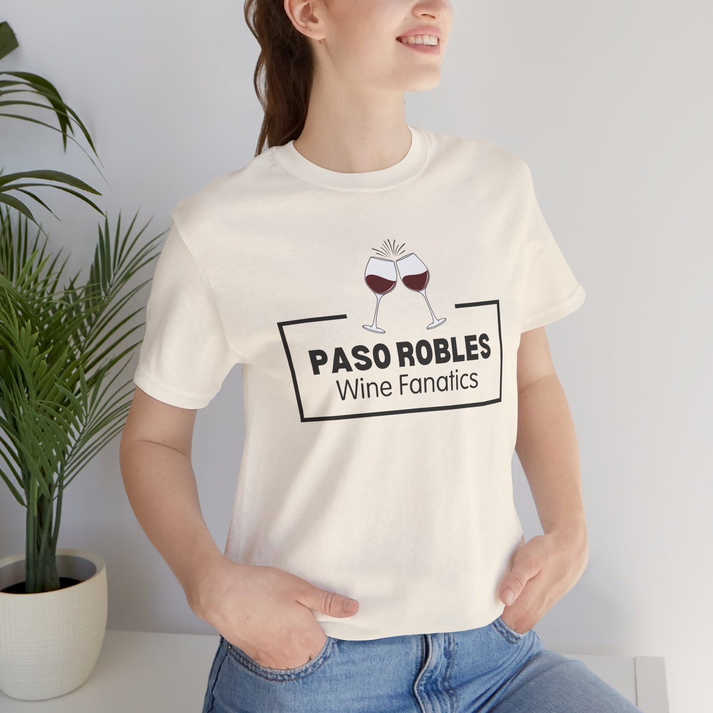 Paso Robles Wine Fanatics Logo Unisex Tee