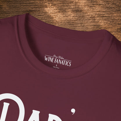 Dad's Reason To Wine Personalized Crew Neck T-Shirt