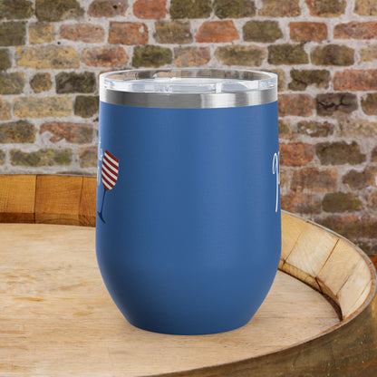 Cheers to 250 Years Independence Day Personalized 12oz Wine Tumbler