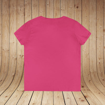 Paso Robles Wine Fanatics Logo Ladies V-Neck Tee