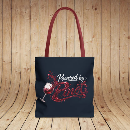 Powered By Pinot Personalized Tote Bag