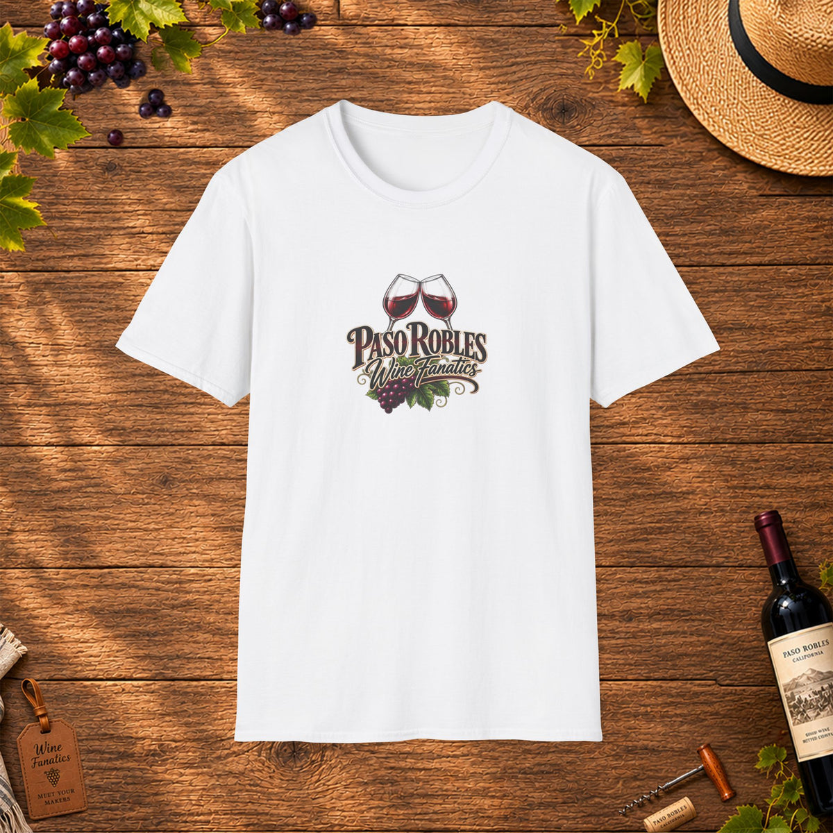 A Toast To Paso Robles Wine Fanatics Crewneck T-Shirt