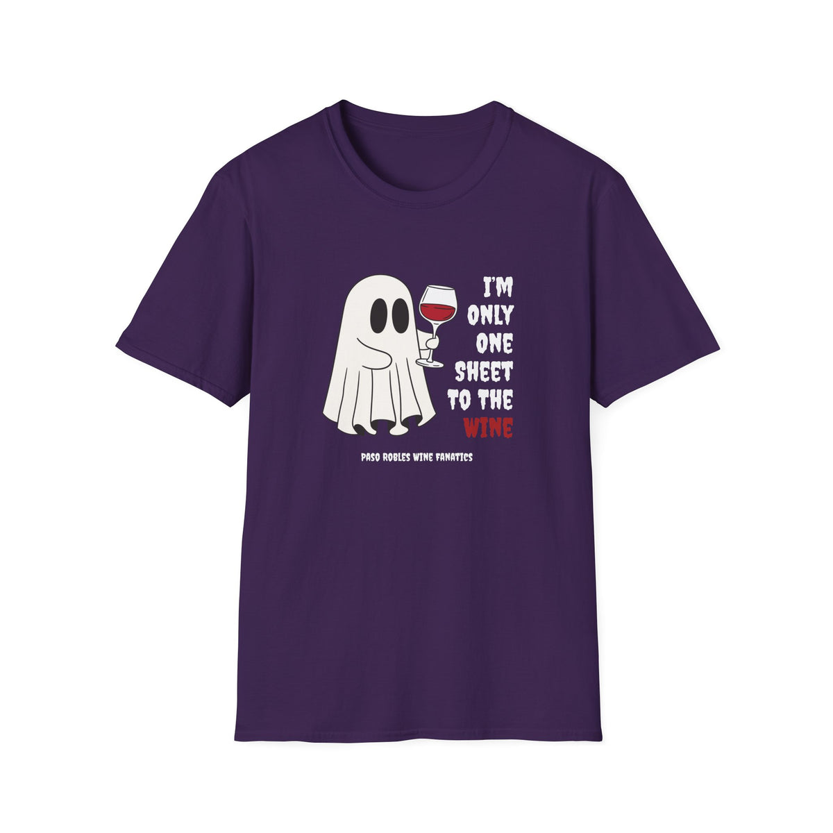 One Sheet To The Wine Unisex Softstyle T-Shirt