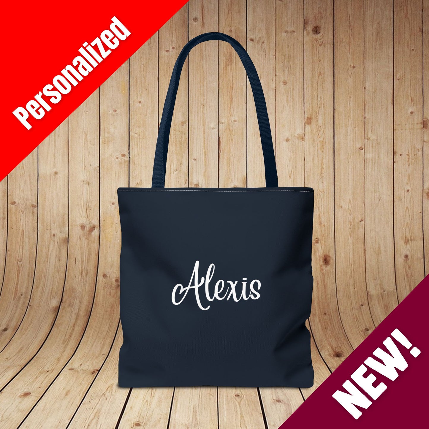 Red Wine & Blue Independence Day Personalized Tote Bag