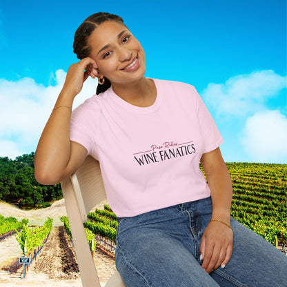 Paso Robles Wine Fanatics Logo Unisex Softstyle T-Shirt