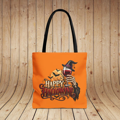 Happy Hallowine Personalized Tote Bag