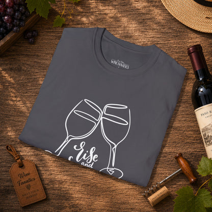 Rise & Wine Crewneck Tee