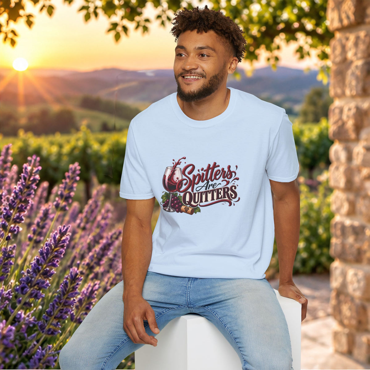 Spitters Are Quitters Crewneck T-Shirt