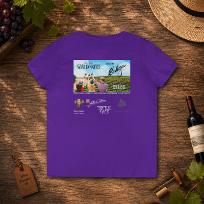 PRWF 2026 Commemorative Meet Your Makers Party Ladies V-Neck T-Shirt