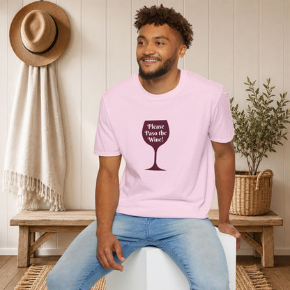 Please Paso The Wine Crewneck Tee