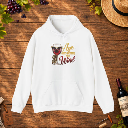 Age Gets Better With Wine Hoodie