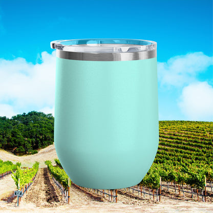 Paso Robles Wine Fanatics Logo 12oz Wine Tumbler