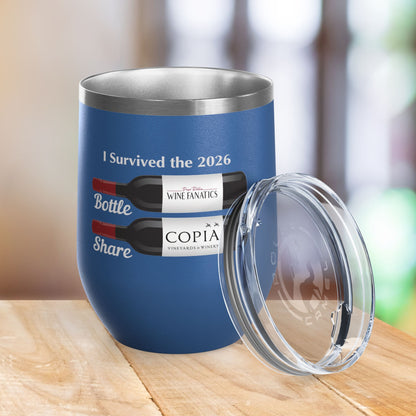 PRWF 2026 Bottle Share Event 12oz Wine Tumbler
