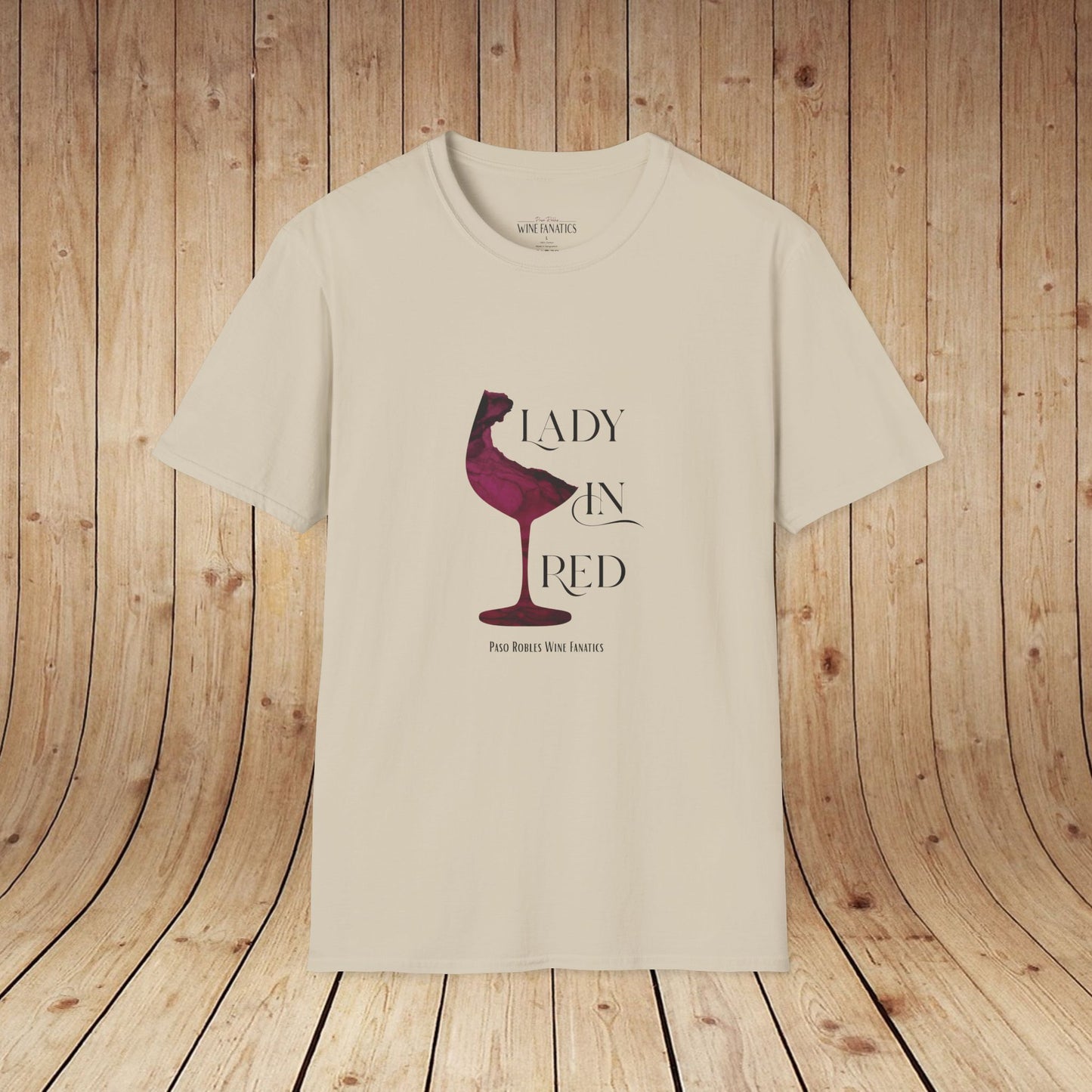 Lady In Red Unisex Softstyle T-Shirt