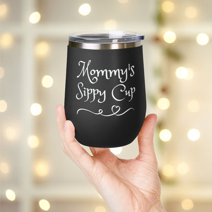 Mommy's Sippy Cup Personalized Wine Tumbler