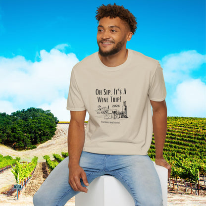 Oh Sip It's A Wine Trip Unisex Softstyle T-Shirt