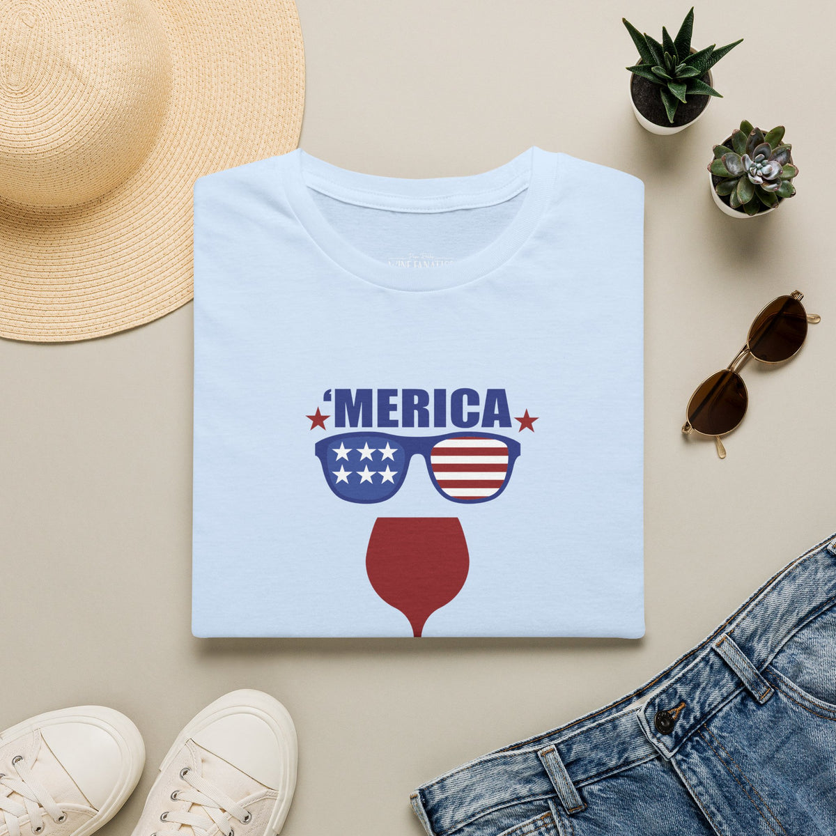 'Merica Crewneck Tee