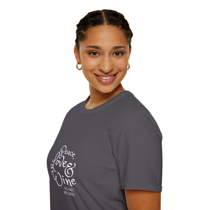 Peace, Love & Wine T-Shirt