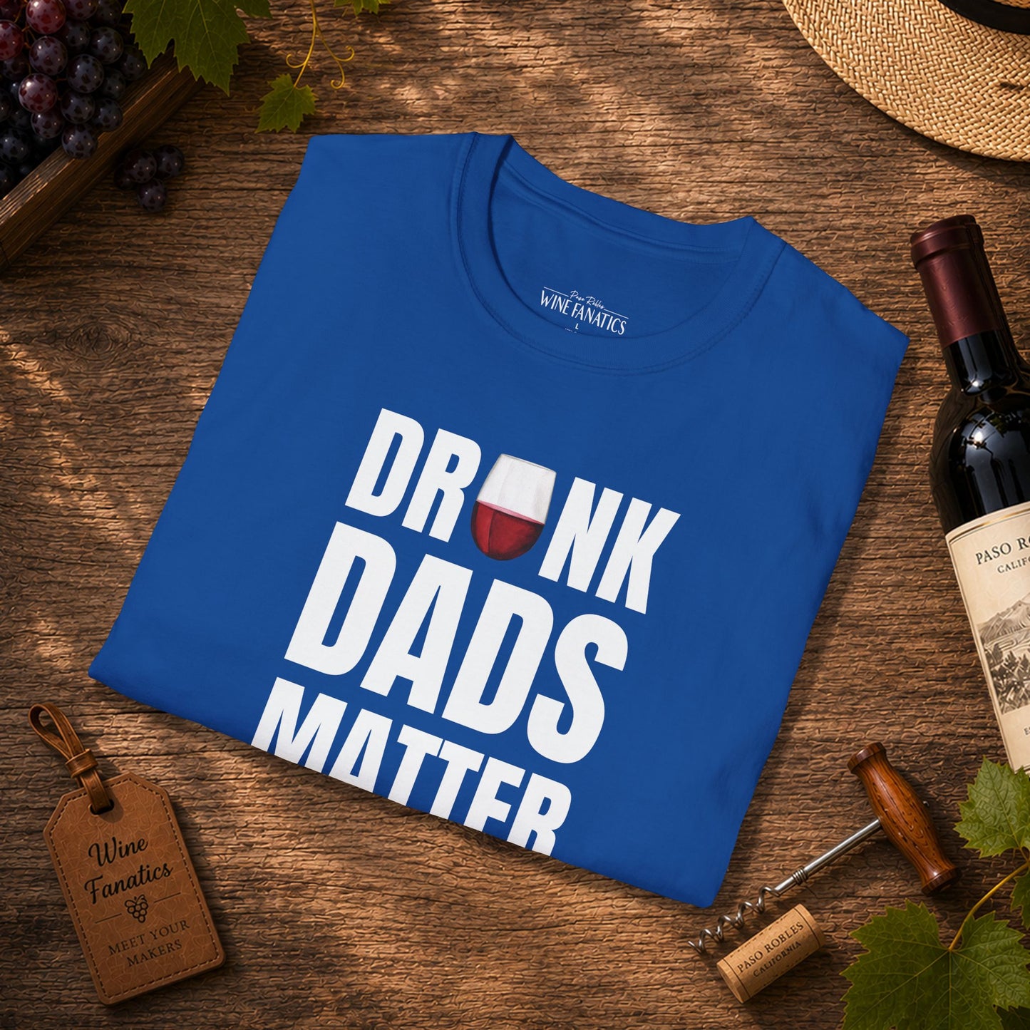 Drunk Dads Matter Crew Neck T-Shirt