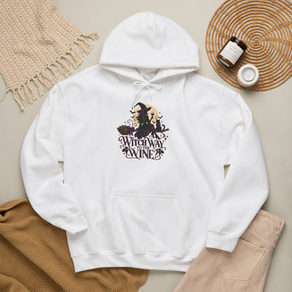 Witch Way To The Wine Hoodie