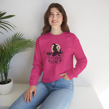 Witch Way To The Wine Sweatshirt