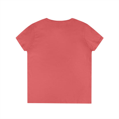Hit Me Baby One More Wine Ladies V-Neck  Tee