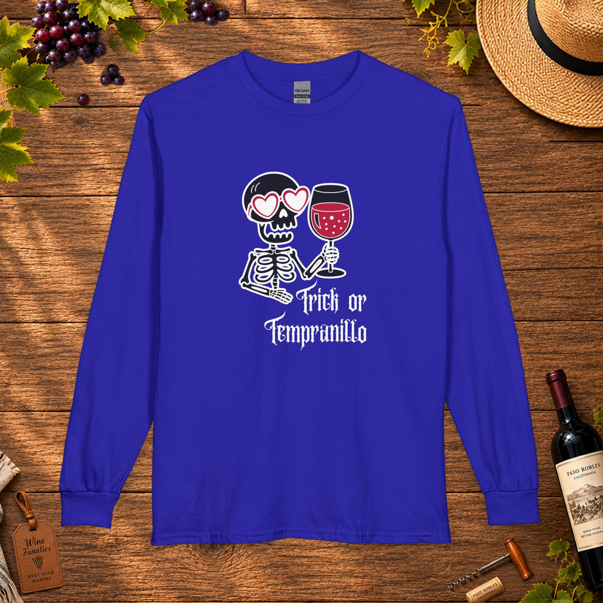 Trick or Tempranillo Long Sleeve T-Shirt