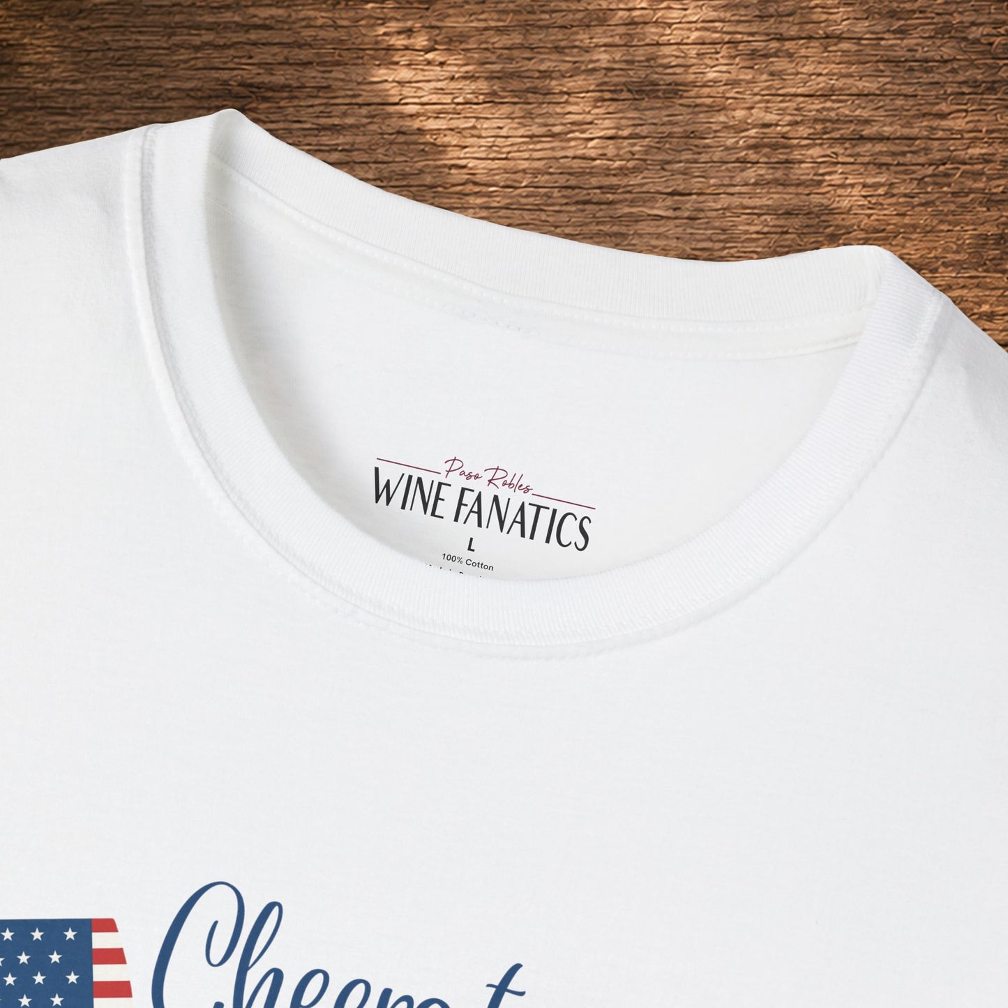 Cheers to 250 Years Independence Day Unisex Softstyle T-Shirt