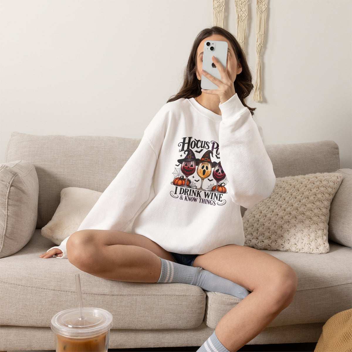 Hocus Pocus I Drink Wine & Know Things Sweatshirt