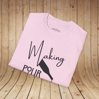 Sonoma County - Making Pour Decisions Unisex Softstyle Tee