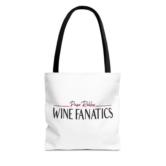 Paso Robles Wine Fanatics Logo Tote Bag