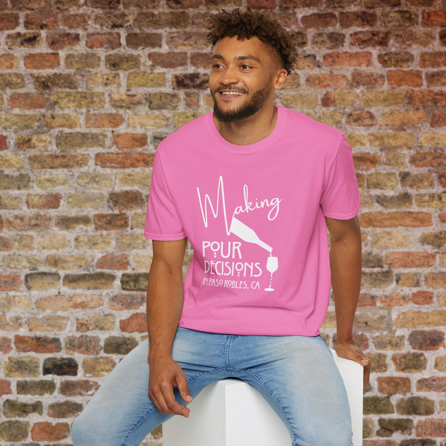 Paso Robles - Making Pour Decisions Crewneck Tee